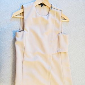 BCBGMAXAZRIA beige dress